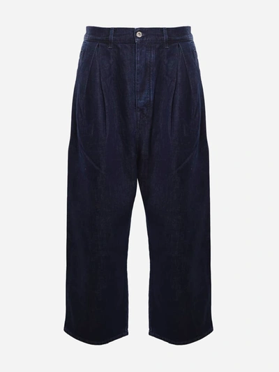 LOEWE CROPPED JEANS IN COTTON DENIM
