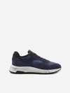 Hogan Hyperlight Sneakers In Nubuck And Suede In (blutuareg)