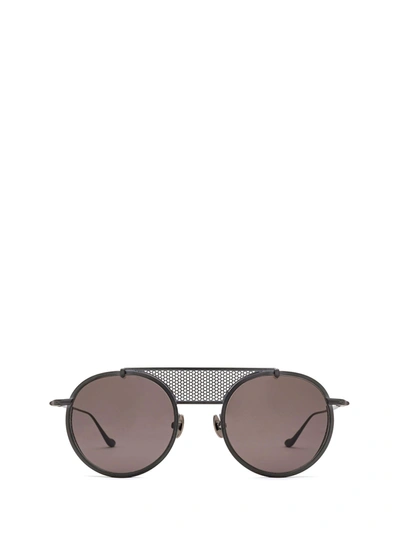 Matsuda M3097 Round-frame Sunglasses In Matte Black