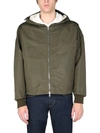 Alexander Mcqueen Men's Blake Painting Jacket In Militare