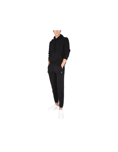 Ma.strum Jogging Pants With Iconic Label In Black