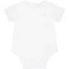 RALPH LAUREN WHITE BODY FOR BABIES WITH PONY LOGO