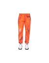 Moschino Man Pants Orange Size 40 Cotton In Orange