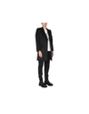 Dolce & Gabbana Single-breasted Velours Coat In Gray