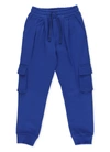 Dolce & Gabbana Cargo-pocket Track Pants In Bluette Scuro