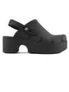 Xocoi 60mm Slingback Platform Mules In Nero