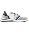 Philippe Model Tropez 2.1 Sneakers In White Suede And Fabric In Tricolore