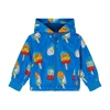 Stella Mccartney Baby Girl Patterned Jacket In Blu-multicolor