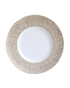 BERNARDAUD ECUME MORDORE LARGE SERVICE PLATE, 12.4"