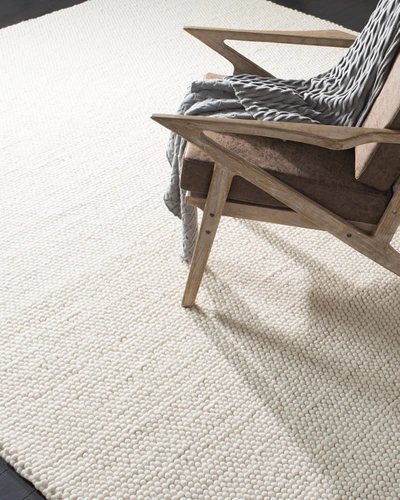 Ralph Lauren Carisbrooke Hand-woven Rug, 2' X 8' In Cream