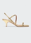 Emme Parsons Hugo Sandal In Washed Gold In Washed Gold