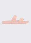 Ancient Greek Sandals Meli Jelly Dual-band Pool Sandals In Pale Pink