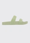 Ancient Greek Sandals Meli Jelly Dual-band Pool Sandals In Mint