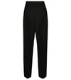 THE FRANKIE SHOP BEA TWILL HIGH-RISE PANTS