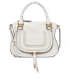Chloé Medium Marcie Calfskin Leather Satchel In White
