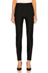 Tom Ford Skinny Glossy Compact Jersey Pants In Black