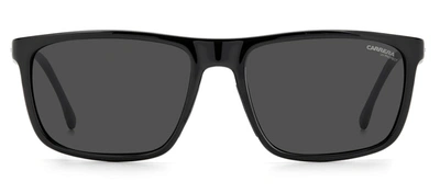 Carrera 8047/s Ir 0807 Rectangle Sunglasses In Grey