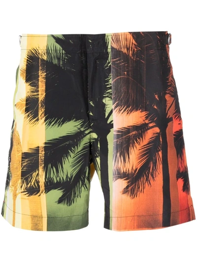 Orlebar Brown Bulldog Photographic In Multicolor