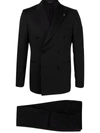 TAGLIATORE FITTED DOUBLE-BREASTED SUIT