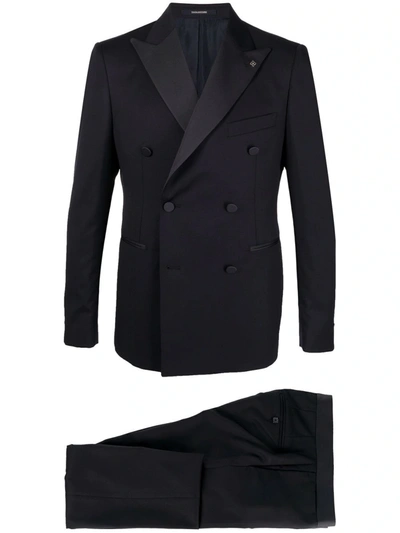 TAGLIATORE FITTED DOUBLE-BREASTED SUIT
