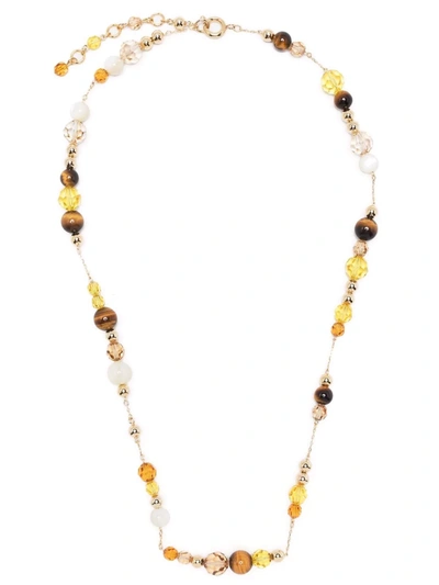 Swarovski Somnia Long Gold Necklace In Metal