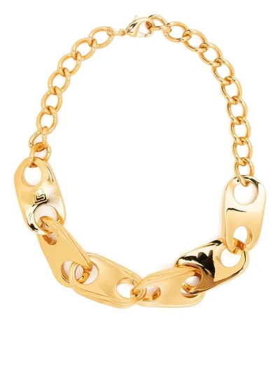 Paco Rabanne Wave Gold-tone Brass Chain Necklace
