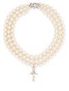 VIVIENNE WESTWOOD THREE-ROW PEARL CHOKER NECKLACE