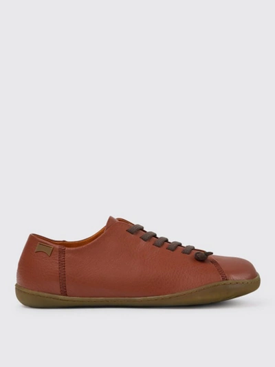 Camper Peu  Leather Trainers In Red