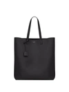 Saint Laurent Bold Rectangular Tote Bag With Dual Handles In Black