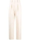 Isabel Marant Étoile Wide-leg Tailored Trousers In Nude