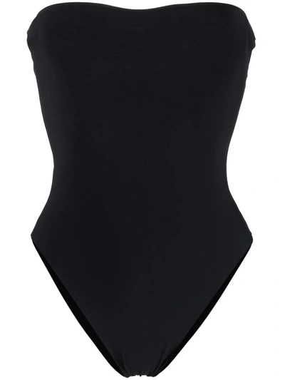 Lido Sedici One Piece Strapless Swimsuit In Black