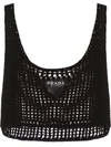 PRADA OPENWORK CROP TOP