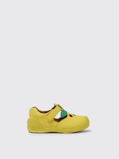 Camper Kids' Shoes In Leather In Yellow