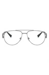 VERSACE 57MM AVIATOR OPTICAL GLASSES