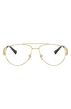 VERSACE 57MM AVIATOR OPTICAL GLASSES