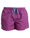 Sundek Swim Trunks In Mauve
