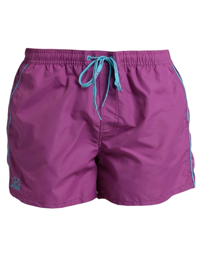 Sundek Swim Trunks In Mauve