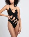 Me Fui One-piece Swimsuits In Black