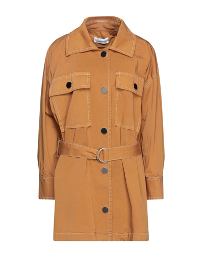 Brag-wette Overcoats In Beige