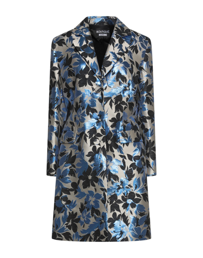 Boutique Moschino Overcoats In Dove Grey