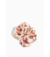 La Doublej Giga Floral-print Silk Hair Scrunchie In Multi