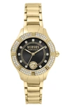 Versus Canton Road Bracelet Watch, 36mm In Ip Yellow Gold