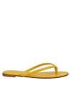 Gianvito Rossi Toe Strap Sandals In Yellow
