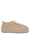 Manebi Espadrilles In Gold