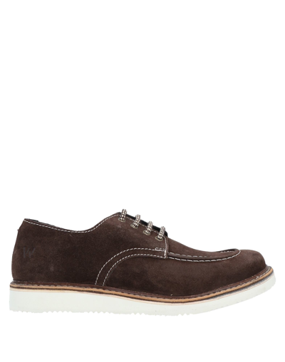 Wally Walker Lace-up Shoes In Brown