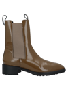 Aeyde Ankle Boots In Military Green
