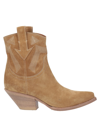 Buttero Ankle Boots In Beige