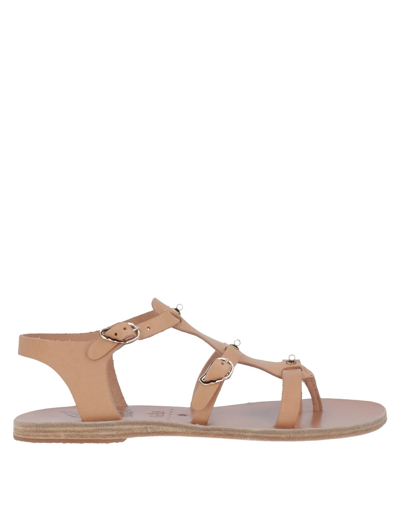 Ancient Greek Sandals Toe Strap Sandals In Blush