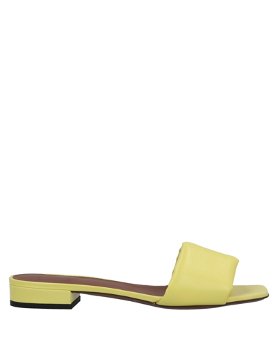 L'autre Chose Sandals In Yellow