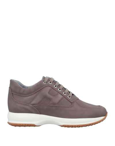 Hogan Sneakers In Khaki